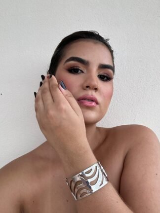 Bracelete Eloá - Banhado a prata