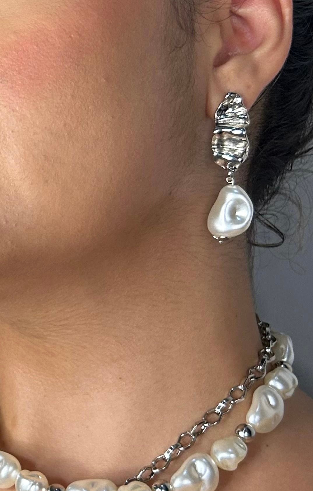 Brinco Kiara - Folheado em prata - Imagem 4