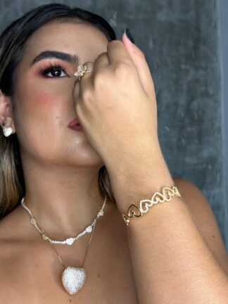 Bracelete Lia - Semijoia