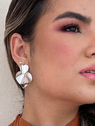 Brinco Luíza - Folheado a prata