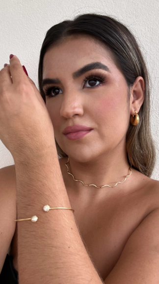 Bracelete Eduarda - Semijoia