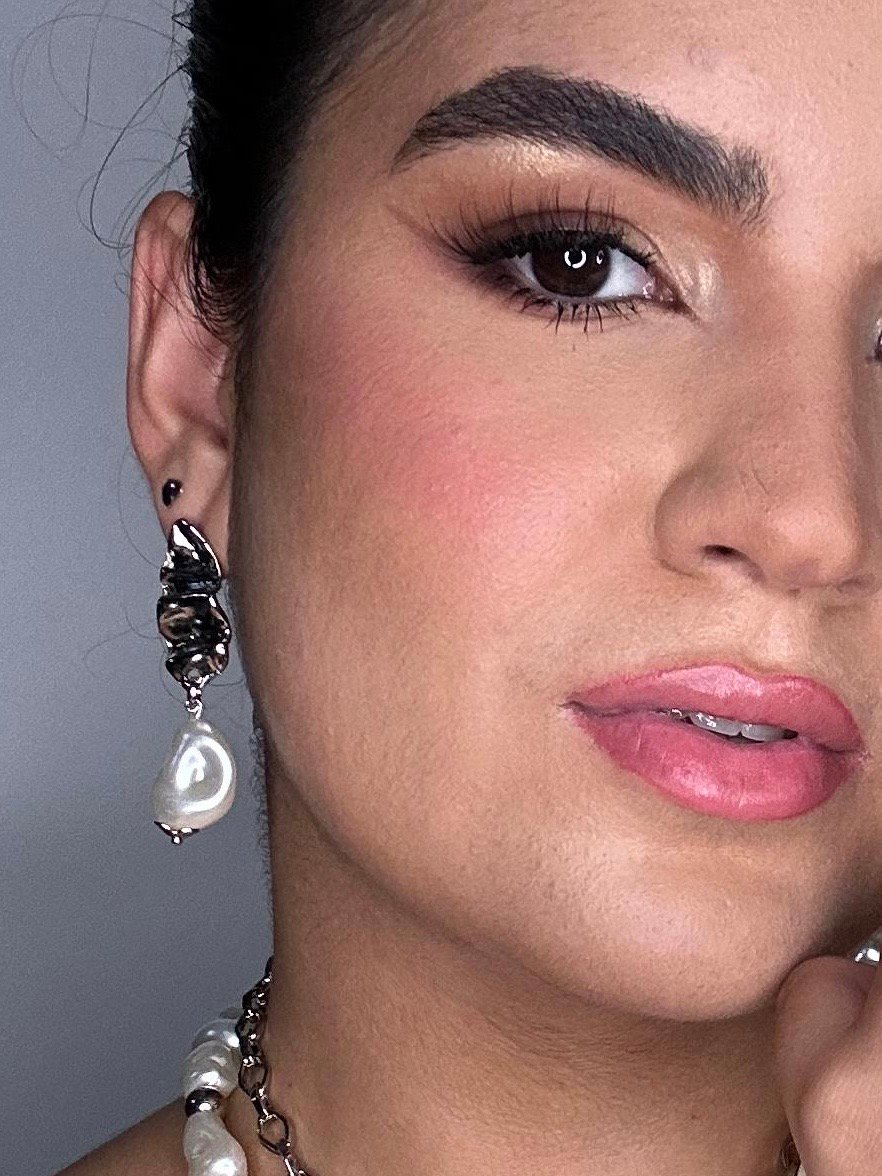 Brinco Kiara - Folheado em prata