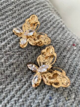 Brinco Letícia - Folheado a ouro 18k