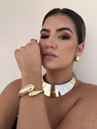 Bracelete Beatriz - Folheado a ouro 18k