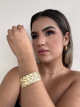 Bracelete Luna - Folheado a ouro 18k