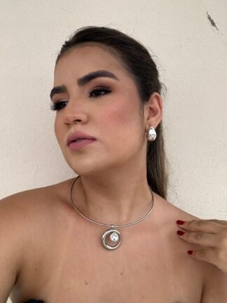 Colar Iara - Banho de verniz Italiano