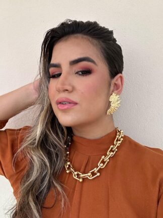 Brinco Gabriela - Folheado a ouro 18k