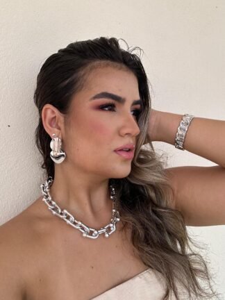 Brinco Lavínia - Folheado a prata