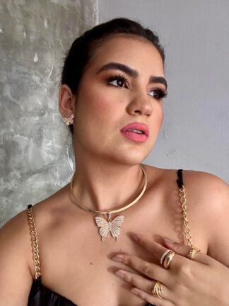 Conjunto Louyse - Banhado a ouro 18k