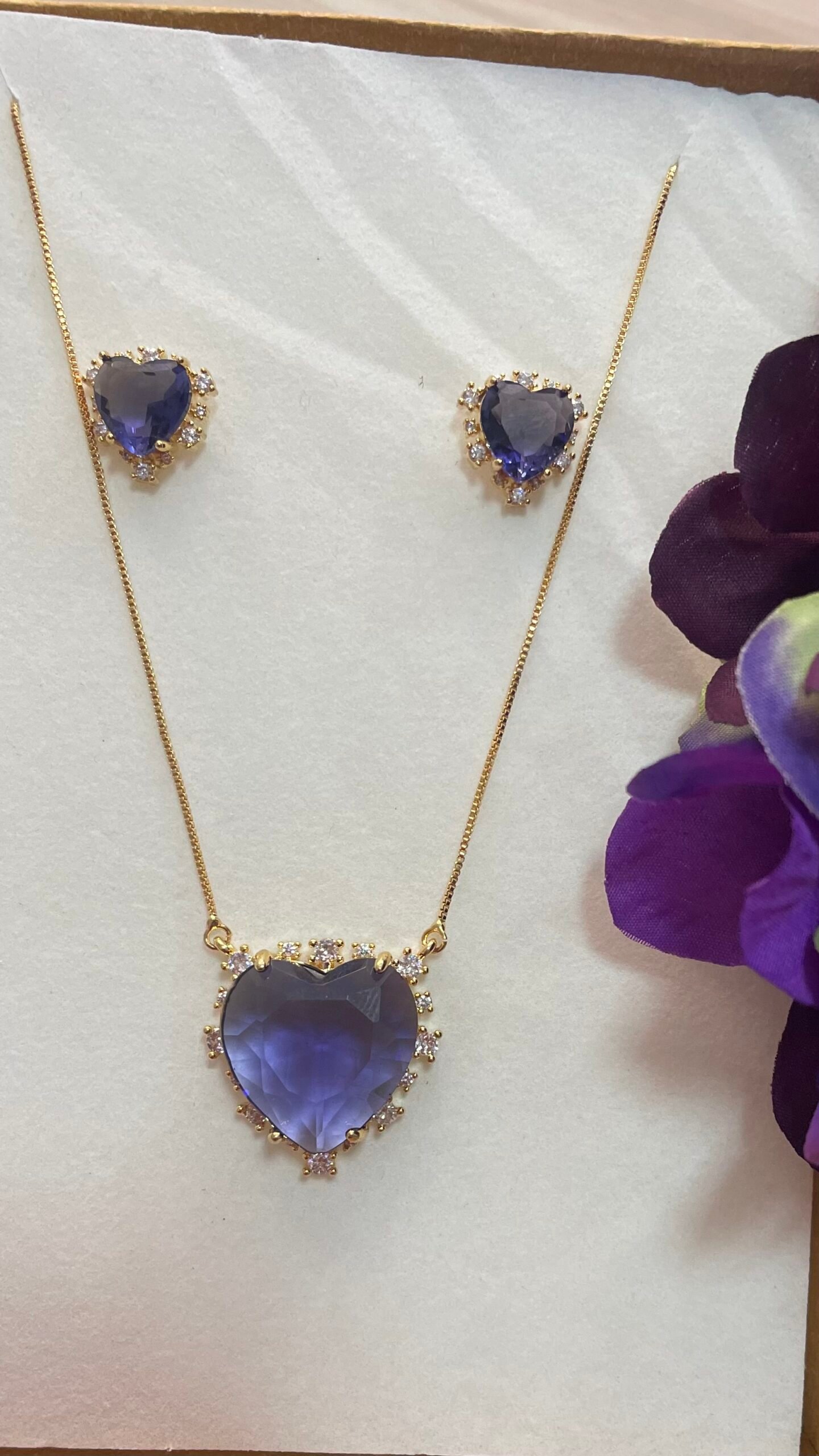 Conjunto Mirella - Banhado a ouro 18k