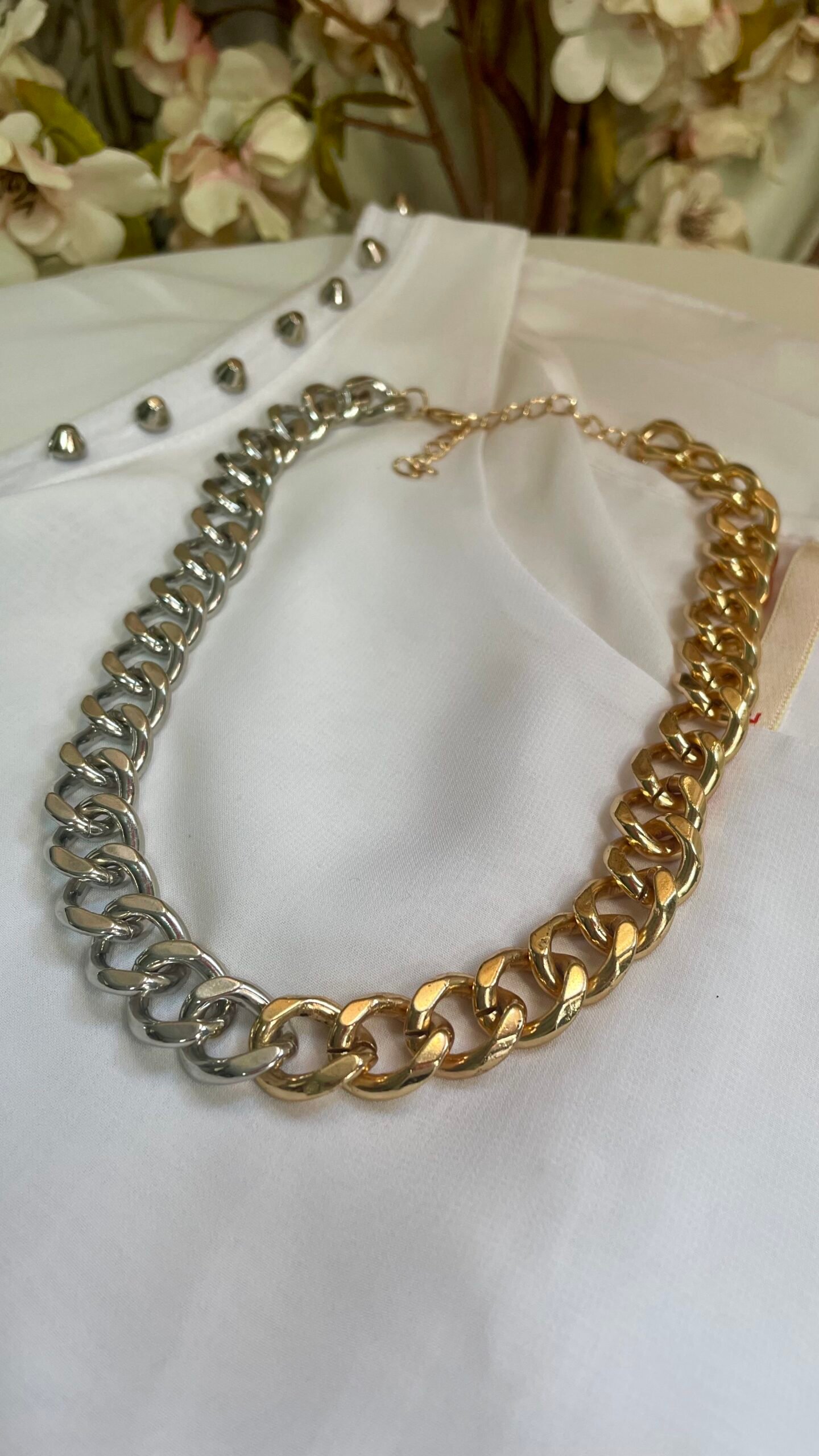 Colar Renata - silver gold - Imagem 3