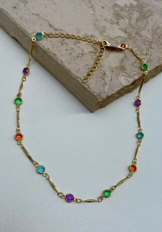 Choker Keyla - Banhada a ouro 18k