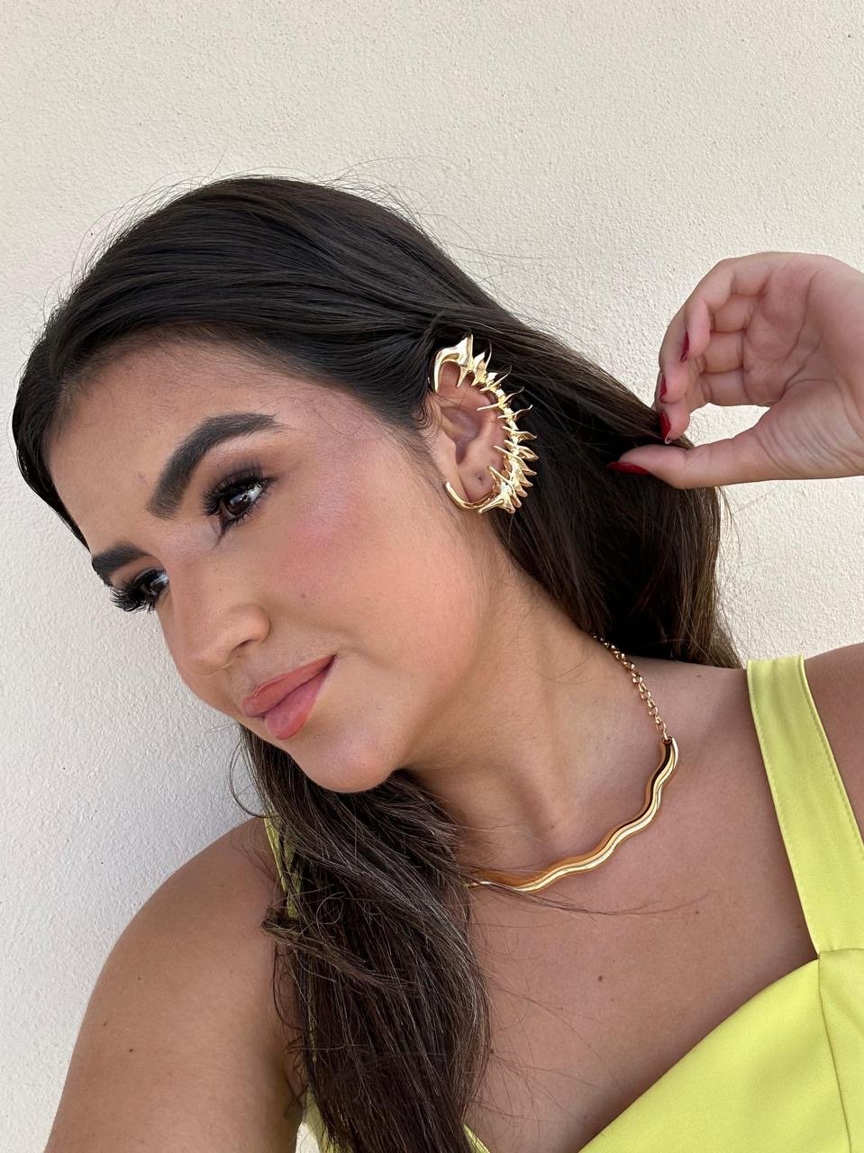 Brinco earcuff escamas - Imagem 2